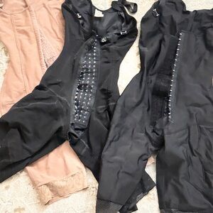 Black and Nude Shapewear Bodysuits